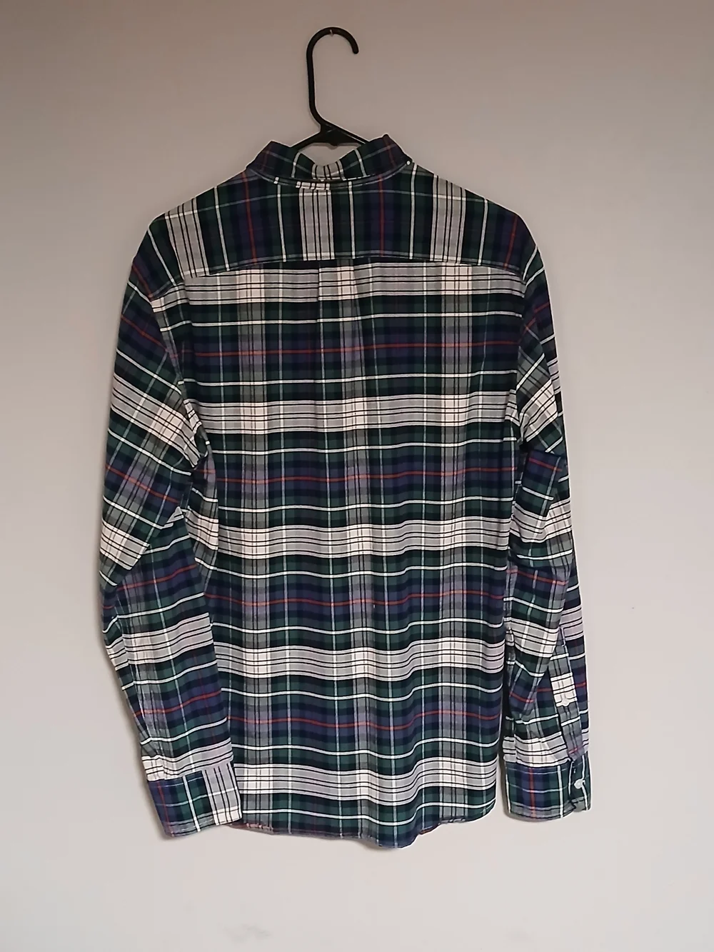 J. Crew Men's Dress Shirt in Green Plaid